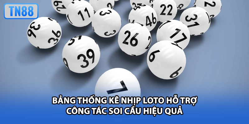 Bảng thống kê nhịp loto hỗ trợ công tác soi cầu hiệu quả