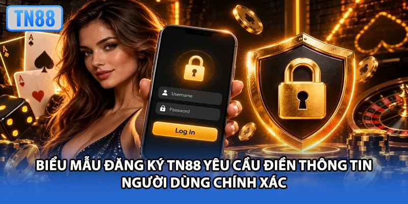 Biểu mẫu đăng ký TN88 yêu cầu điền thông tin người dùng chính xác