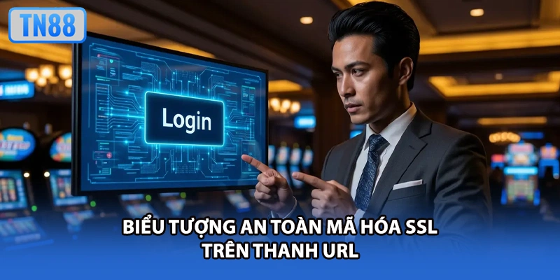 Biểu tượng an toàn mã hóa SSL trên thanh URL