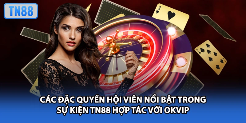 Các đặc quyền hội viên nổi bật trong sự kiện TN88 hợp tác với OKVIP