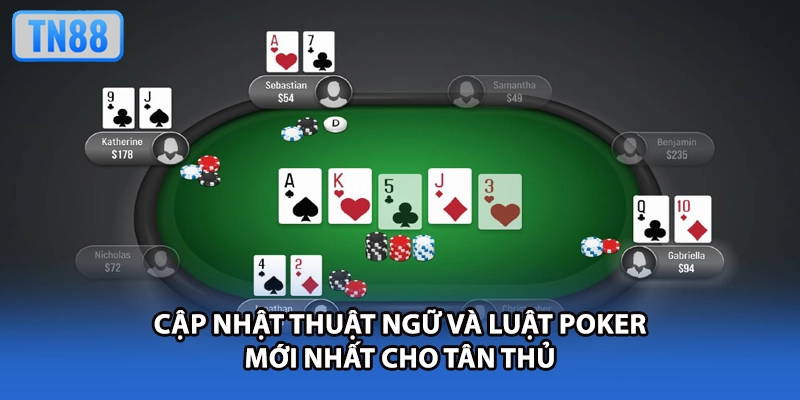 Cập nhật thuật ngữ và luật Poker mới nhất cho tân thủ