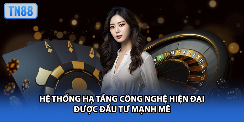 Hệ thống hạ tầng công nghệ hiện đại được đầu tư mạnh mẽ