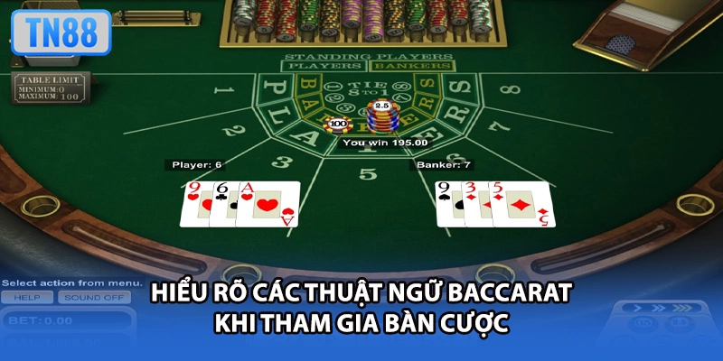 Hiểu rõ các thuật ngữ Baccarat khi tham gia bàn cược