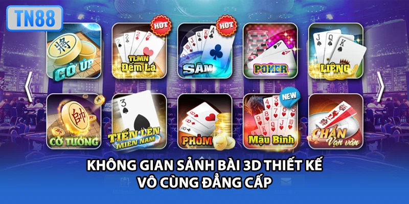 Không gian sảnh bài 3D thiết kế vô cùng đẳng cấp