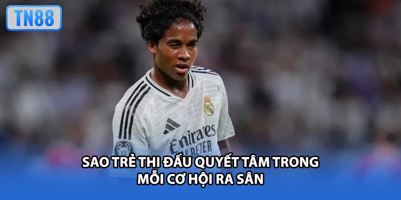 Sao trẻ thi đấu quyết tâm trong mỗi cơ hội ra sân